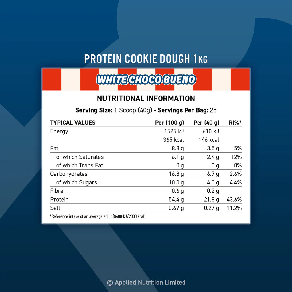 Applied Nutrition - Protein Cookie Dough Dessert 25 Servings