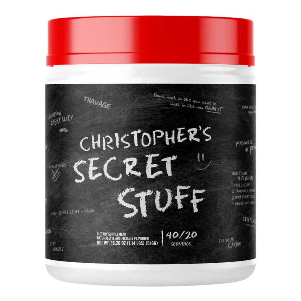 Raw Nutrition - Christopher's Secret Stuff Pre Workout 40 Servings